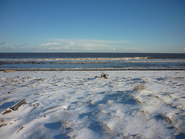 The beach to the east of the... © Ian S :: Geograph Britain and Ireland