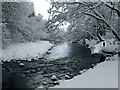 River Amman after snowfall