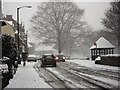 SP2872 : Abbey Hill in the snow by John Brightley