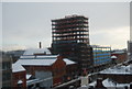 A new building going up on Great Ancoats St