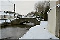 The bridge on Chapel Street over the river Caen as seen from downstream