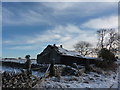 Ruined farm in winter