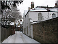 Newnham: Malting Lane the Monday before Christmas