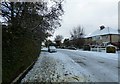 A snowy Saturday lunchtime in Waterworks Road