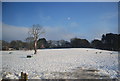 Snowscene near Prestbury