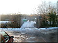 Cardiff : Forest Farm allotments entrance gates