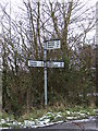 TM4280 : Roadsign on Strawberry Lane by Geographer