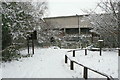 The entrance to Gunnersbury Triangle Nature Reserve