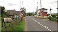 Level crossing, Errol Station