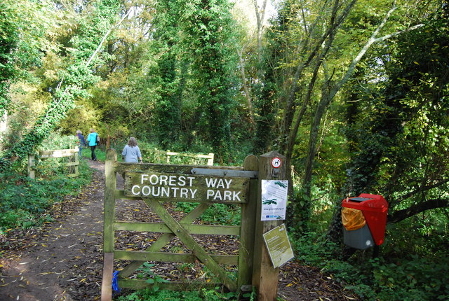 Entrance to the Forest Way Country Park,... © N Chadwick cc-by-sa/2.0 ...