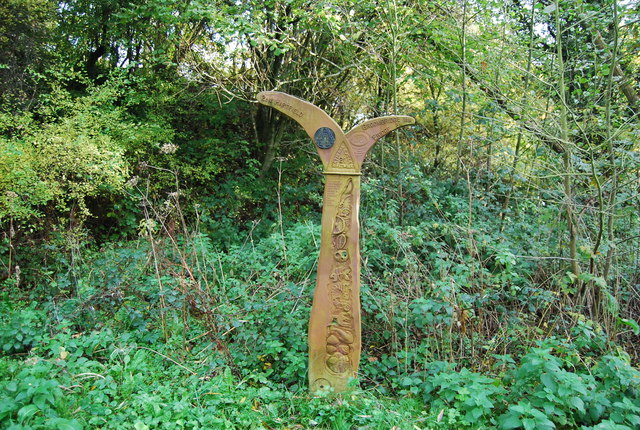 National Cycle Network Milepost, route 21
