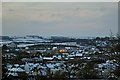 The lights of the Green Lanes shopping centre, Barnstaple