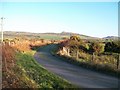 Bend in the road east of Tal-y-llyn, Rhoshirwaun