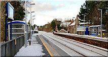 J4582 : Snow, Helen's Bay station (1) by Albert Bridge
