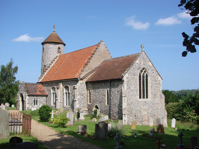 Bawburgh St Mary and St Walstan's church