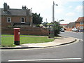 Postbox and phonebox in Melton village centre