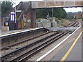 Egham station platform