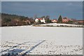 Harwell Village in the snow