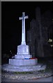 Rye at night: War memorial