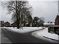 Romsey: snow in Viney Avenue