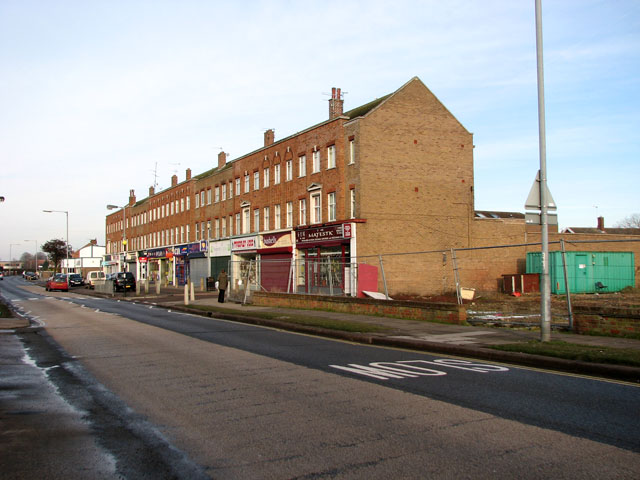 Shops and flats in Magdalen Way,... © Evelyn Simak :: Geograph Britain ...