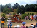 Bodiam Castle, Trebuchet in action