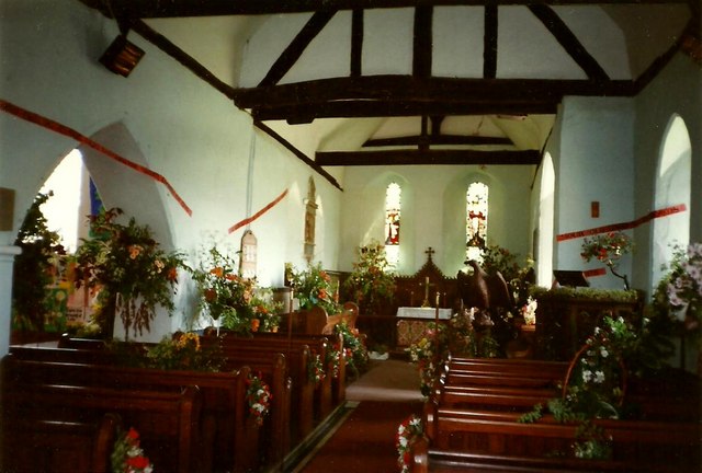St. Lawrence Church, Leaveland (Interior)