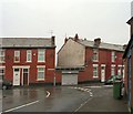 Junction of Travis Street and Nelson Street