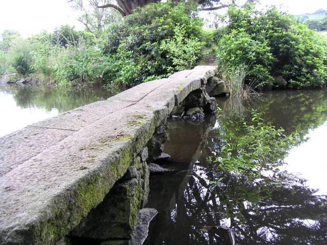 Colehayes Lake Stone Bridge