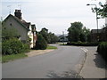 Approaching the junction of Station Road and the Debenside