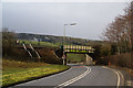 Railway bridge over the A646