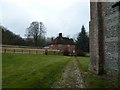 Lower Bullington- winter churchyard (4)