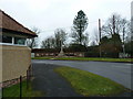 Looking from Victoria Hall across Wonston Road towards the War Memorial