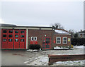 Snowy Waddesdon Fire Station