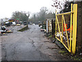 Diss railway station - the former goods yard