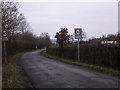 Entering Stroud on the road from Ramsdean