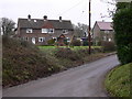 Houses at the southern edge of Hawkley