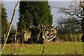 Old threshing machine, Wood Orchard Lane, Audlem