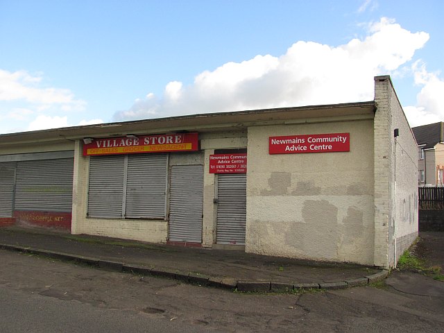 Newmains Community Advice Centre © Richard Webb cc-by-sa\/2.0 ...