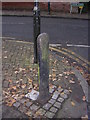 TQ3370 : Boundary marker, junction of Lansdowne Place and Tudor Road, Upper Norwood by Christopher Hilton