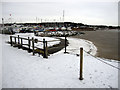 West Kirby Sailing Club in the snow