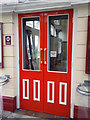 New waiting room doors, Halifax station