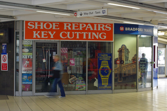 Shoe repairs and key cutting - Bradford Interchange