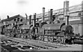 Wolverton Carriage Works: line-up of the Works shunting engines