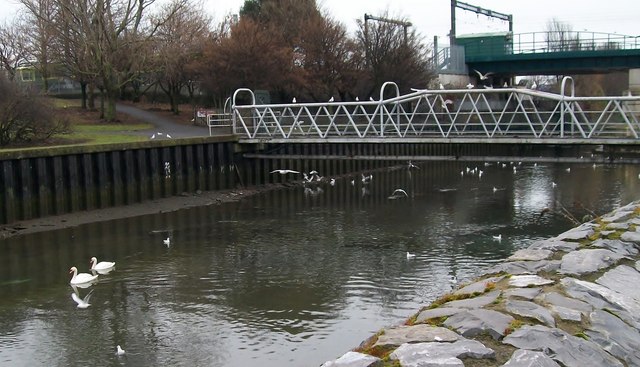 Fairview Park Footbridge over the River Tolka