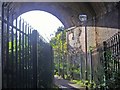 Path under the railway leading to Stoneyfields Park