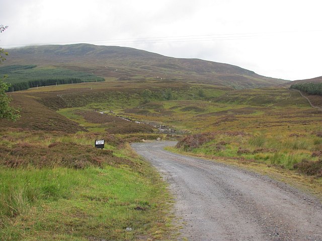 Road to Allt an t-Sluic