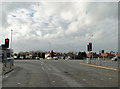 Holt Road traffic lights from the Park & Ride