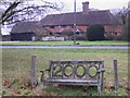 Millennium seat at Dunsfold cricket ground