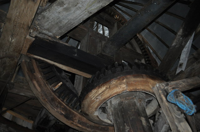 Pakenham Windmill - Brake Wheel and Wallower